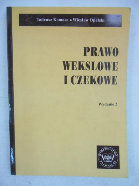 Prawo wekslowe i czekowe