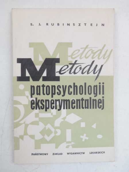 Metody patopsychologii eksperymentalnej