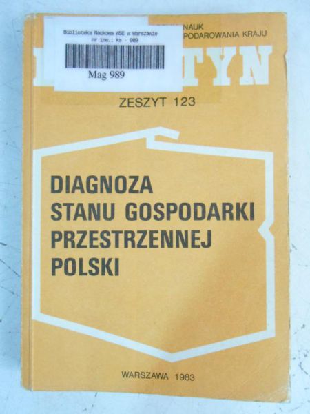 Diagnoza stanu gospodarki przestrzennej Polski