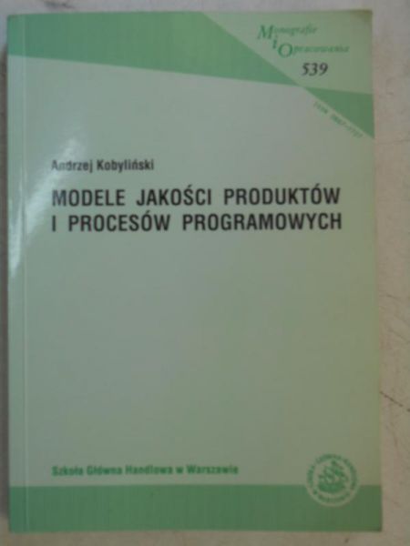 Modele jakości produktów i procesów programowych