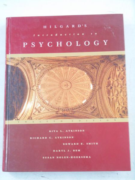 Atkinson Rita - Hilgard's Introduction to Psychology