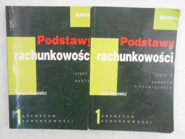 Podstawy rachunkowości: zadania i rozwiązania, t. I-II