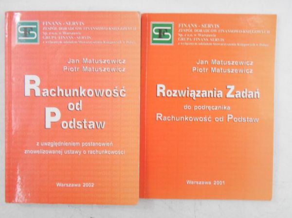 Rachunkowość od podstaw / Rozwiązania zadań