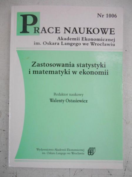 Zastosowanie statystyki i matematyki w ekonomii