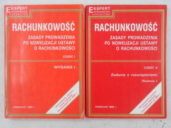 Rachunkowość, cz. I-II
