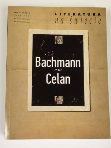 Literatura na świecie nr 1-2/2010 Bachmann Celan