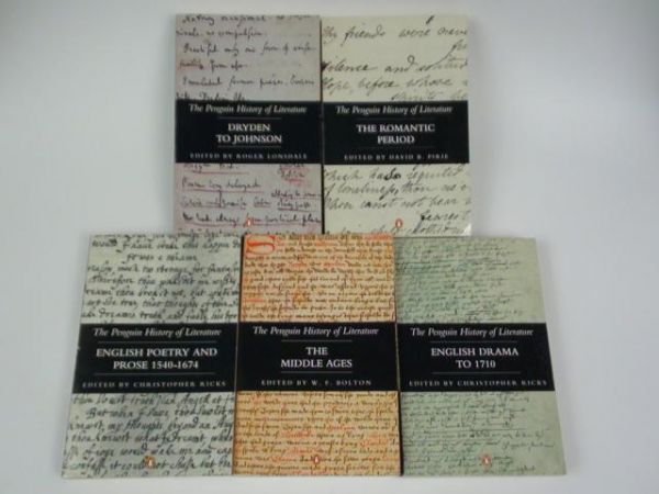 The Penguin History of Literature, 5 książek
