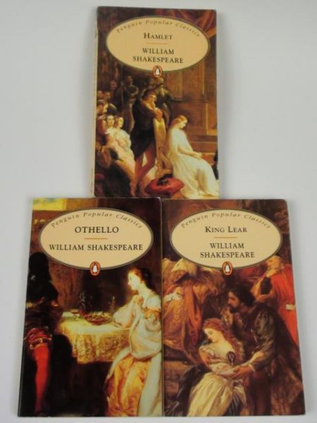 Hamlet, Othello, King Lear, 3 książki