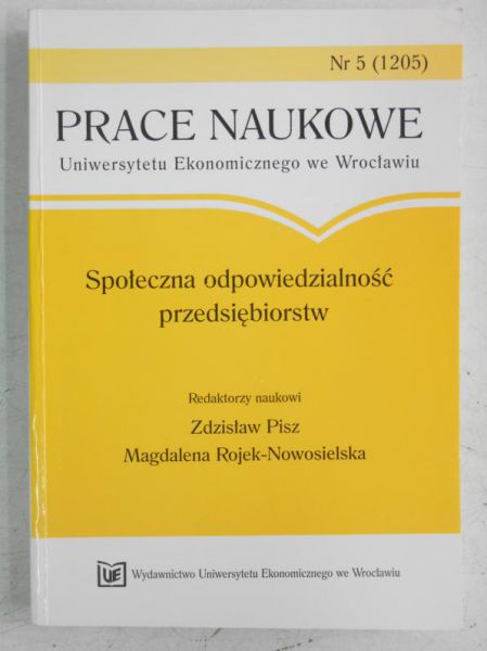 Społeczna odpowiedzialnośc przedsiębiorstw