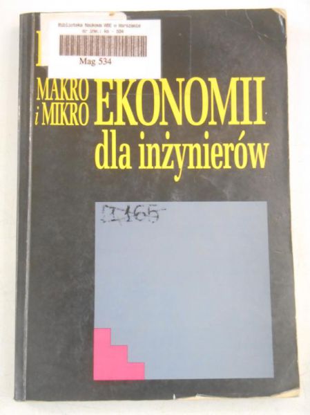 Marciniak Stefan (red.) - Elementy makro i mikro ekonomii dla inżynierów