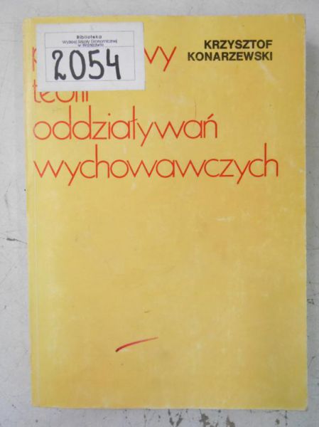 Podstawy teorii oddziaływań wychowawczych