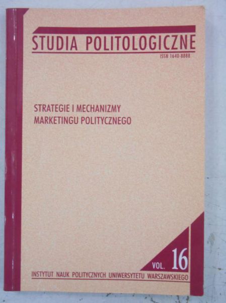 Strategie i mechanizmy marketingu politycznego