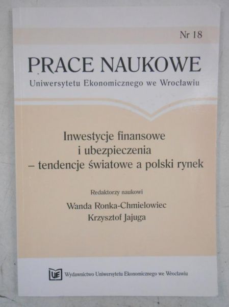 Inwestycje finansowe i ubezpieczenia-tendencje światowe a polski rynek