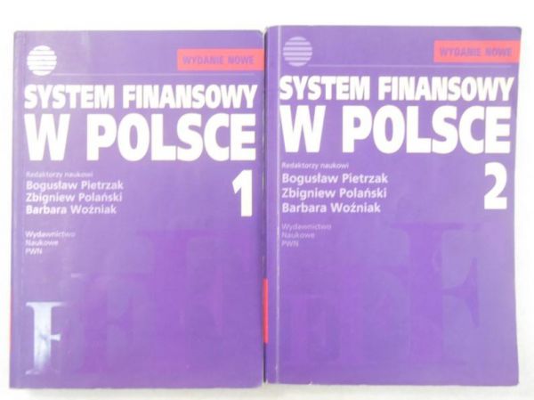 System finansowy w Polsce, Tom I-II