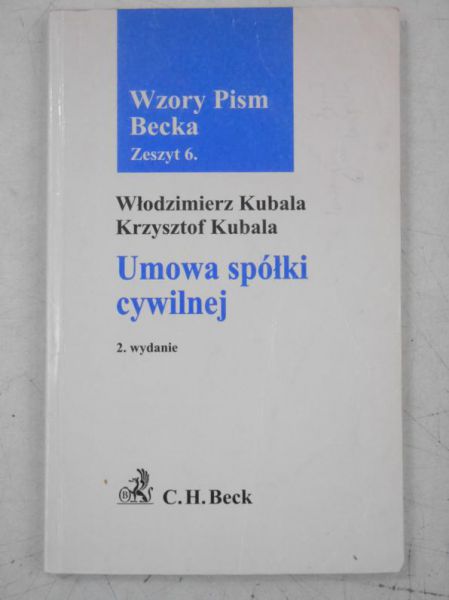 Umowa spółki cywilnej