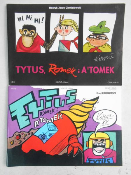 Tytus, Romek i A'Tomek, Księga I i XV