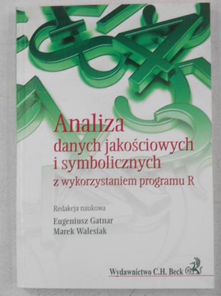 Analiza danych jakościowych i symbolicznych z wykorzystaniem programu R