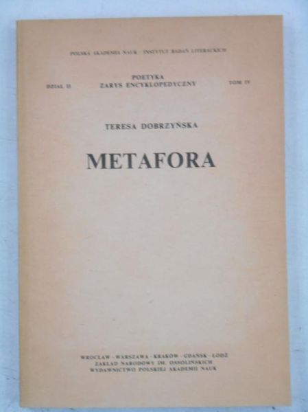 Dobrzyńska Teresa - Metafora