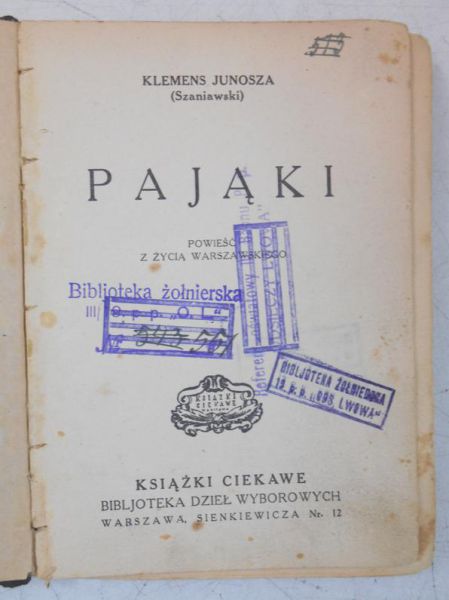 Pająki, ok. 1910 r.