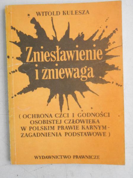 Zniesławienie i zniewaga