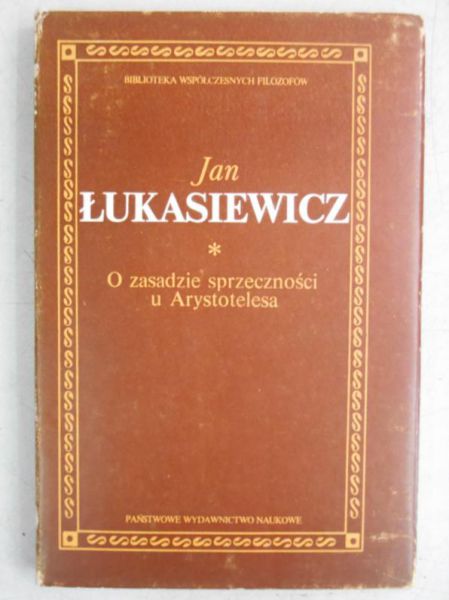 O zasadzie sprzeczności u Arystotelesa, BWF