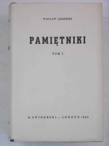 Pamiętniki, Tom I