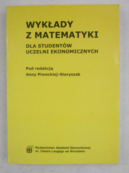 Wykłady z matematyki