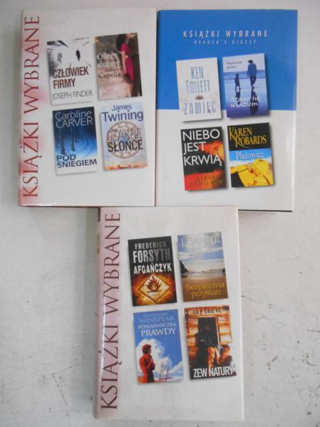 Książki wybrane Reader's Digest. Zestaw 3 książek
