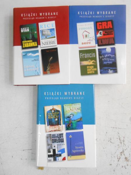 Książki wybrane Reader's Digest. Zestaw 3 książek