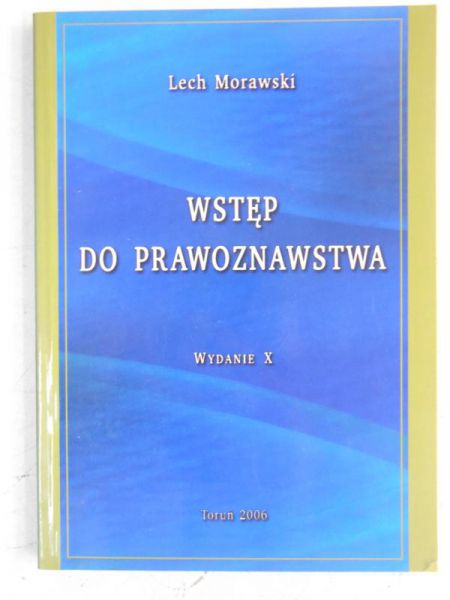 Wstęp do prawoznawstwa