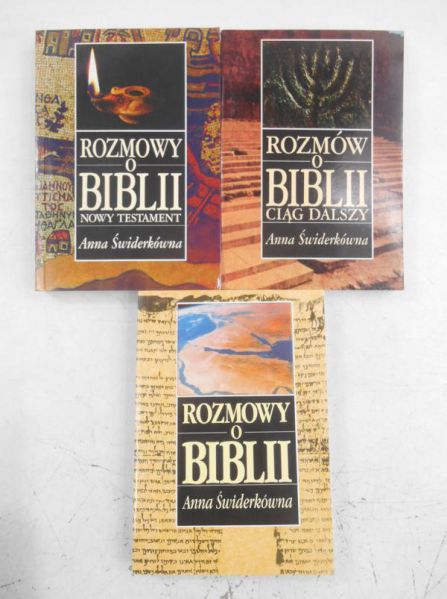 Rozmowy o Biblii, 3 książki