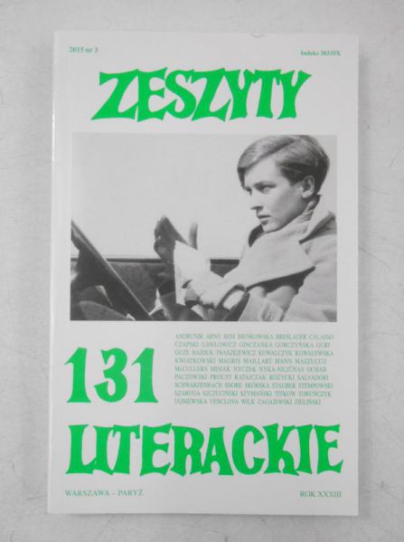 Zeszyty literackie 131, Nowa