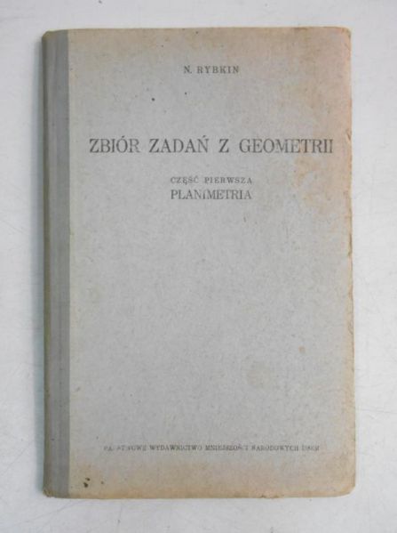 Zbiór zadań z geometrii, 1940 r.