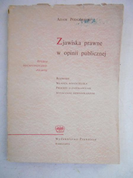 Zjawiska prawne w opinii publicznej