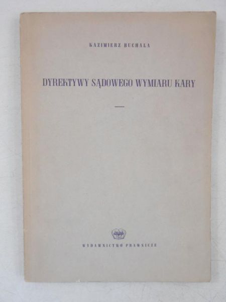 Dyrektywy sądowego wymiaru kary