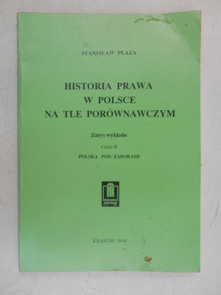 Historia prawa w polsce na tle porównawczym