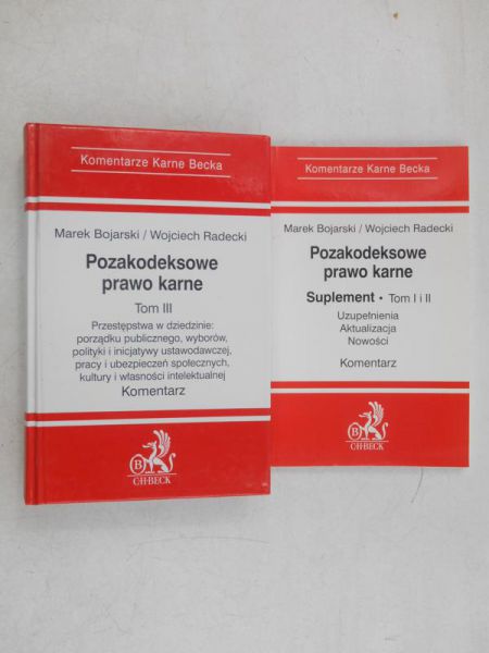 Pozakodeksowe prawo karne, tom I-III