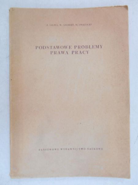 Podstawowe problemy prawa pracy