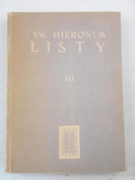 Święty Hieronim - Listy