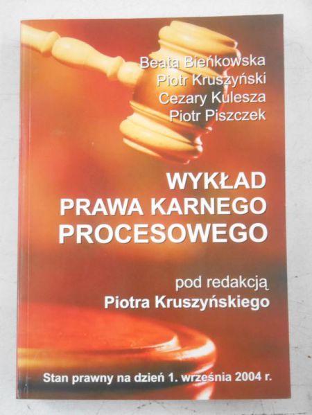 Wykład prawa karnego procesowego