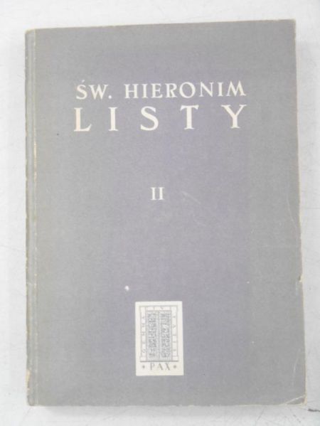 Św. Hieronim - Listy, Tom II