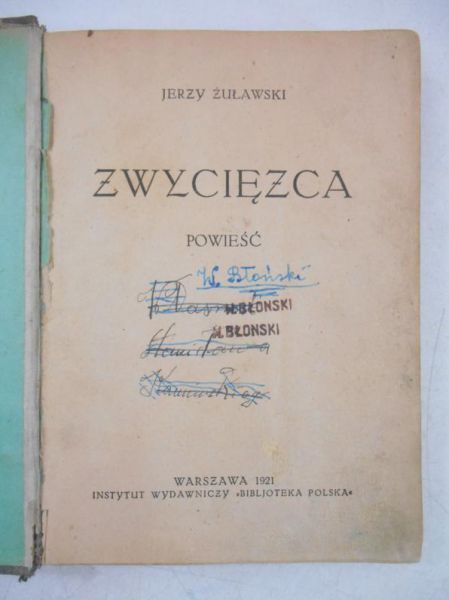 Zwycięzca, 1921 r.