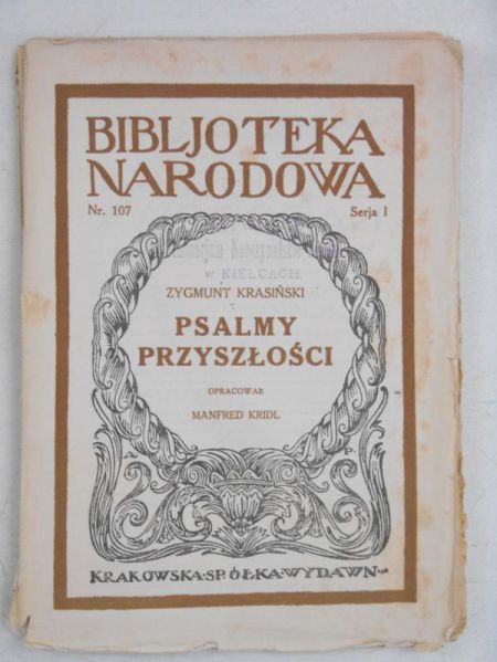 Psalmy przyszłości, 1928 r.
