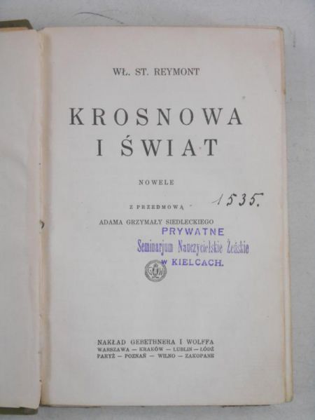 Krosnowa i świat, 1928 r.