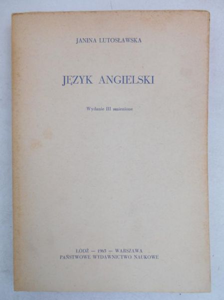Język angielski