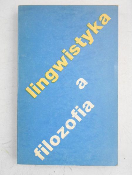 Lingwistyka a filozofia