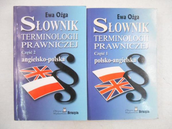 Słownik terminologii prawniczej, Część I-II