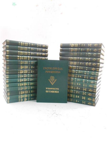Encyklopedia powszechna. Wydawnictwa Gutenberga,  29 książek
