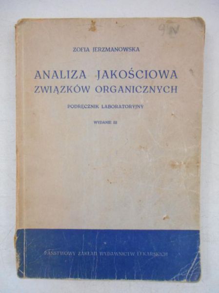 Analiza jakościowa związków organicznych