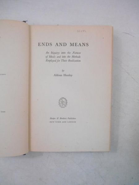 Ends and Means, 1937 r.